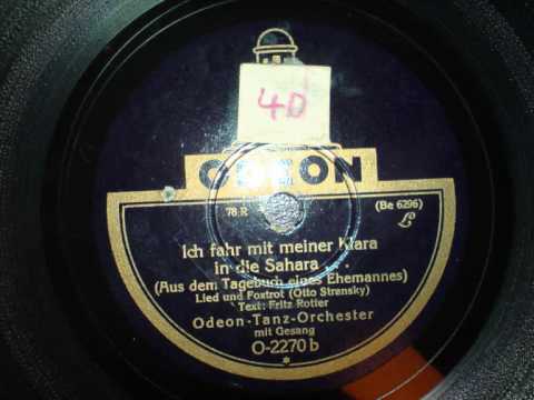 Odeon tanzorchester - Ich fahr mit meiner Klara in die Sahara