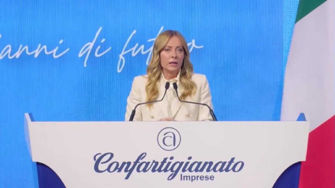 Meloni: Da 80 anni le mani degli artigiani contribuiscono a ricostruire l'Italia