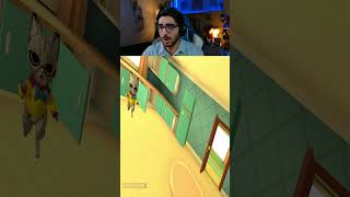 ضربتني القطة الصفراء المسكونة بالكرة🤕