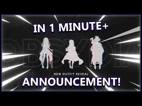 OBSYDIA'S NEW OUTFIT ANNOUNCEMENT IN 1 MINUTE+ | #OBSYDIARunway