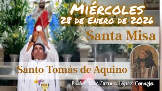 ✅ MISA DE HOY miércoles 28 de Enero del 2026 - Padre Arturo Cornejo