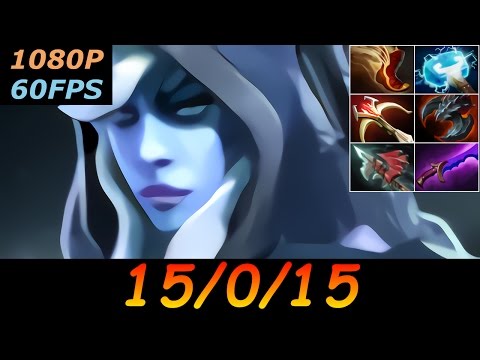 Dota 2 Drow Ranger Pro 15/0/15 (Kills/Deaths/Assists) Top MMR 628 GPM Ranked Full Gameplay