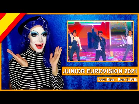 SPAIN - Levi Díaz - Reír (LIVE) | Drag Queen Reacts to Junior Eurovision 2021