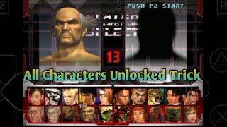 Tekken 3 All Characters Unlocked Trick Epsxe Emulator Android - Tekken 3