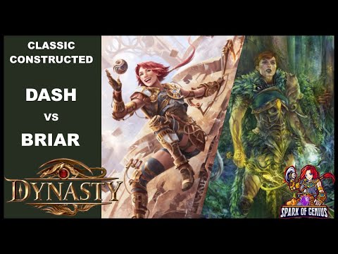DYNASTY Classic Constructed gameplay - Mid Range Dash vs Briar