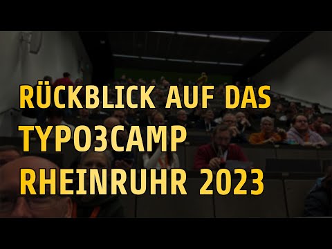 My recap of the TYPO3camp RheinRuhr 2023 #typo3 #t3crr #t3crr23