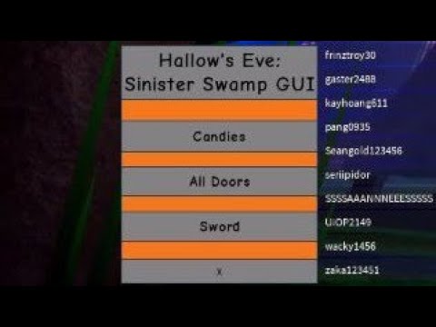Badge Giver Roblox Sinister Swamp Halloween Event 2018 Script Gui Apphackzone Com - roblox assassin codes 2018 halloween