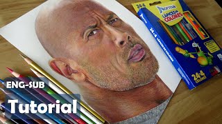 Piel morena con colores escolares NORMA - Dwayne Johnson