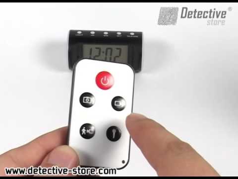 Modern alarm clock with a spy camera DCR-231 - home safety
