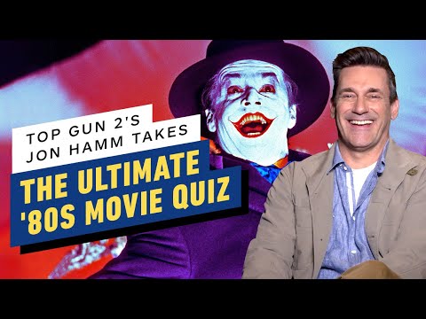 Top Gun: Maverick's Jon Hamm Takes the Ultimate 1980s Movies Quiz