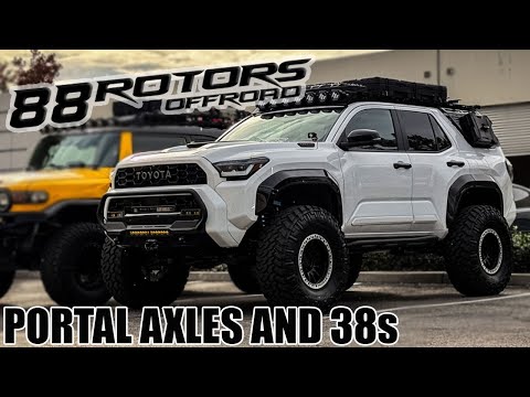 Phase 2 Of The 6G 4Runner TRD Pro Build: 74 Weld Portal Axles and 38” Tires