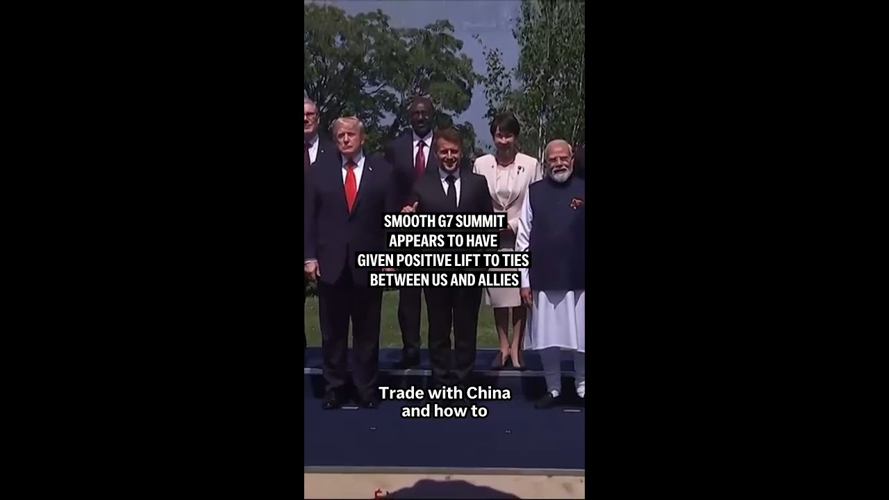 Video: G7 Summit in Évian Shows Eased US-Allies Tensions Post-Iran Conflict