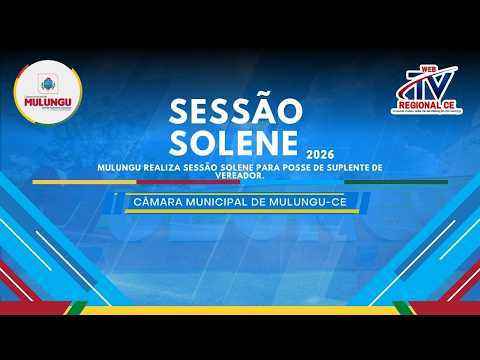 Mulungu Sessão Solene para posse de suplente de vereador 04 03 2026