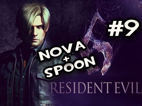Resident Evil 6: Leons Campaign w/Nova & Sp00n Co-op Ep.9: PUZZLE TIME WHOA