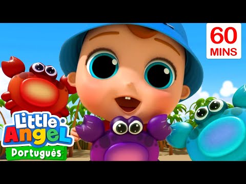 Capa de Está Quente ou Frio na Praia Joãozinho? | 1 HORA DE LITTLE ANGEL! | Músicas Infantis em Português