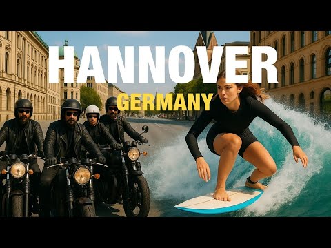 Hannover, Germany 🇩🇪 ,Rundgang - Walking Tour - 4K 60fps (with Subtitles)