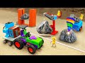 Diy tractor making mini Construction Machine Contest | DIY Industrial Generator Machine | HP Mini