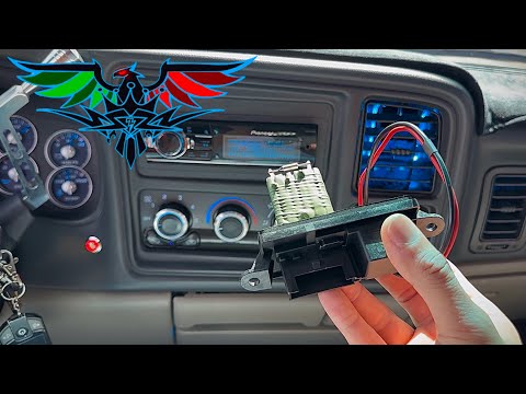 How to replace Blower Motor Resistor 99-07 GM Truck/Suv Tahoe/Silverado/Yukon