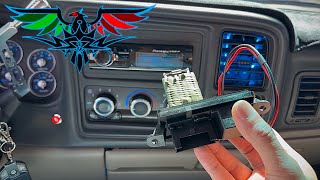 How to replace Blower Motor Resistor 99-07 GM Truck/Suv Tahoe/Silverado/Yukon