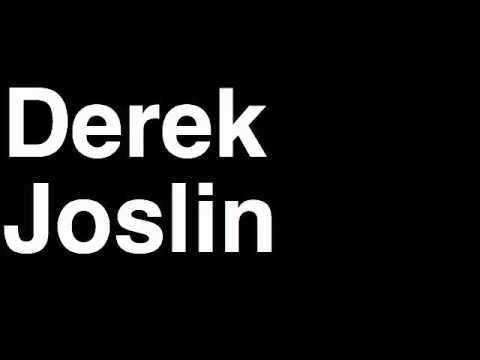 How to Pronounce Derek Joslin Vancouver Canucks NHL Hockey Player Runforthecube