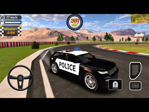 US Police Jeep 4x4 SUV Extreme Condition Driving - 2025 Police Car Driving - Android Gameplay