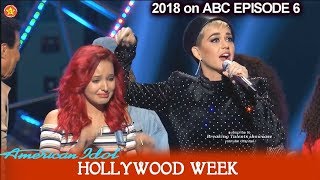 American Idol 2018 Hollywood Week Crystal Alecia Selfless to save others Round 2 Group Don&#39;t Touch