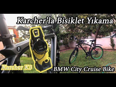 Basınçlı Yıkama Makinesiyle Bisiklet Yıkamak | Karcher K3 | BMW City Cruise Bike
