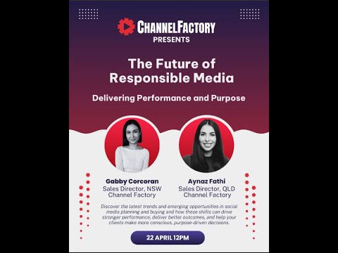 IMAA Insights & Innovations: The Channel Factory - The Future of Responsible Media