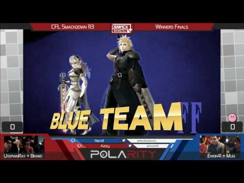 CFL Smackdown 113 WiiU - UtopianRay + Brand vs Mugi + Ewok41 - Doubles Winners Finals