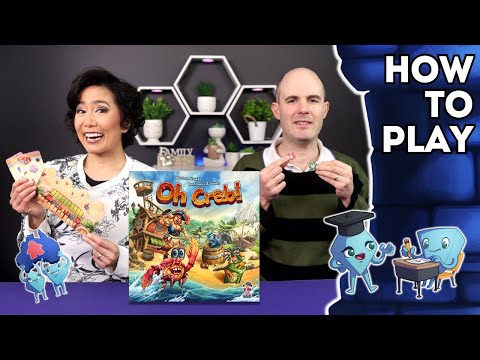 Oh Crab - How to Play Board Game with Stella and Tarrant.