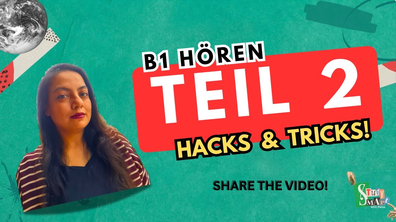 Teil 2 B1 Hören SOLVED!! | Tricks, Hacks & Audio| Best German Exam Prep