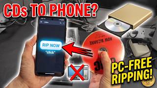 No PC? No Problem! How to Rip CDs Directly to Your Phone (Lossless FLAC)