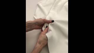 8065-16 Искусственный шёлк матовый цвет Белый 130 гр/м2, 150 см на YouTube
