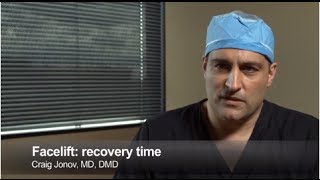 preview picture of video 'Facelift in Seattle - What is The Recovery Time? By Dr. Craig Jonov'