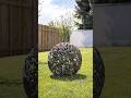 DIY Large Cement Orb Using Rope