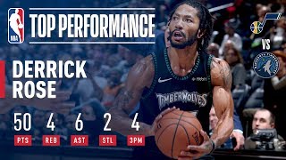 Derrick Rose Records A New CAREER HIGH 50 Points In Emotional Victory | October 31, 2018