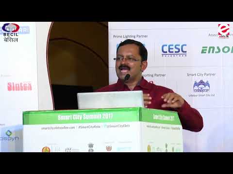 Mr. George Kuruvilla, CMD, BECIL at Smart City Summit - Kota.