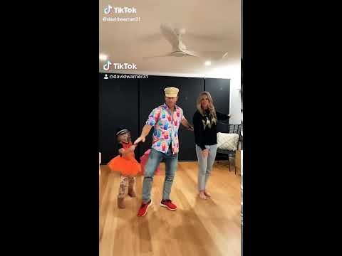 David Warner Tik tok Family time