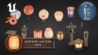 3DT Japanese Lantern Pack video thumbnail