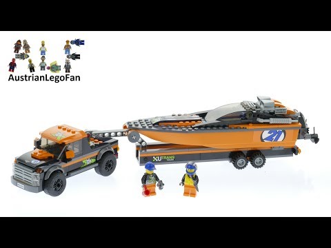 Vidéo LEGO City 60085 : Le 4x4 avec hors-bord
