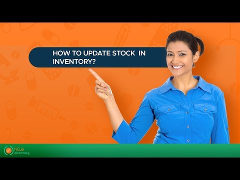 hCue Medical Store Software:How to Update Stock in Inventory?