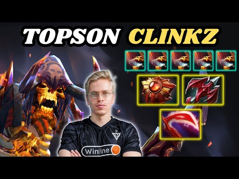 🔥 TOPSON Clinkz Midlane Highlights 7.34d 🔥 Death Pact ++ HP - Dota 2