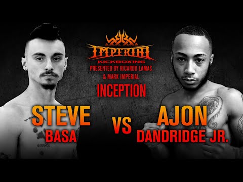 Imperial Kickboxing Inception Nov 8th, 2019 - Steven Basa vs Ajon Dandridge Jr.