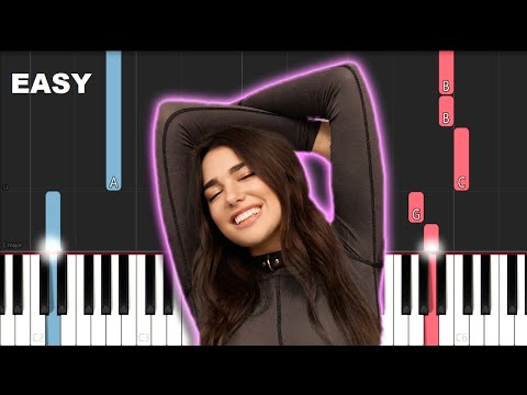 Dua Lipa & Angele - Fever (EASY Piano Tutorial)