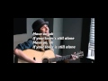 Lovers Still Alone by Sawyer Fredericks (Lyric ...
