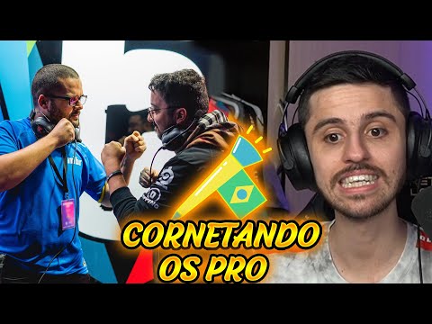MUITO TRASH E CLIMA QUENTE NO CLASSICO 1ºBR DO SIX INVITATIONAL! - CORNETANDO OS PRO