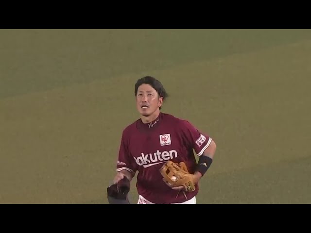 【6回裏】ベテラン対決制したのは… イーグルス・藤田 ジャンピングキャッチ!! 2020/8/2 M-E