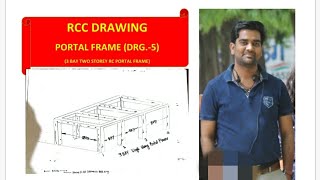 RCC DRAWING- DRG-5 (PORTAL FRAME -3 BAY TWO STOREY RC PORTAL FRAME)