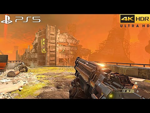DOOM Eternal (PS5) 4K 60FPS HDR + Ray tracing Gameplay - (PS5 Version)