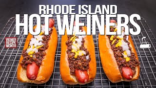 RHODE ISLAND HOT WIENERS (MY NEW FAVORITE HOT DOG?) | SAM THE COOKING GUY